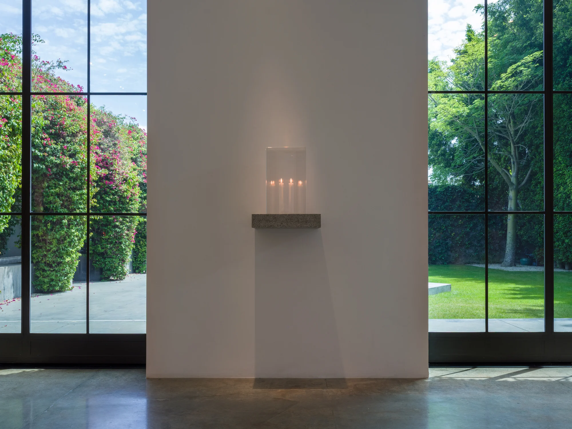 Installation view of Photon Camp by Kohei Nawa