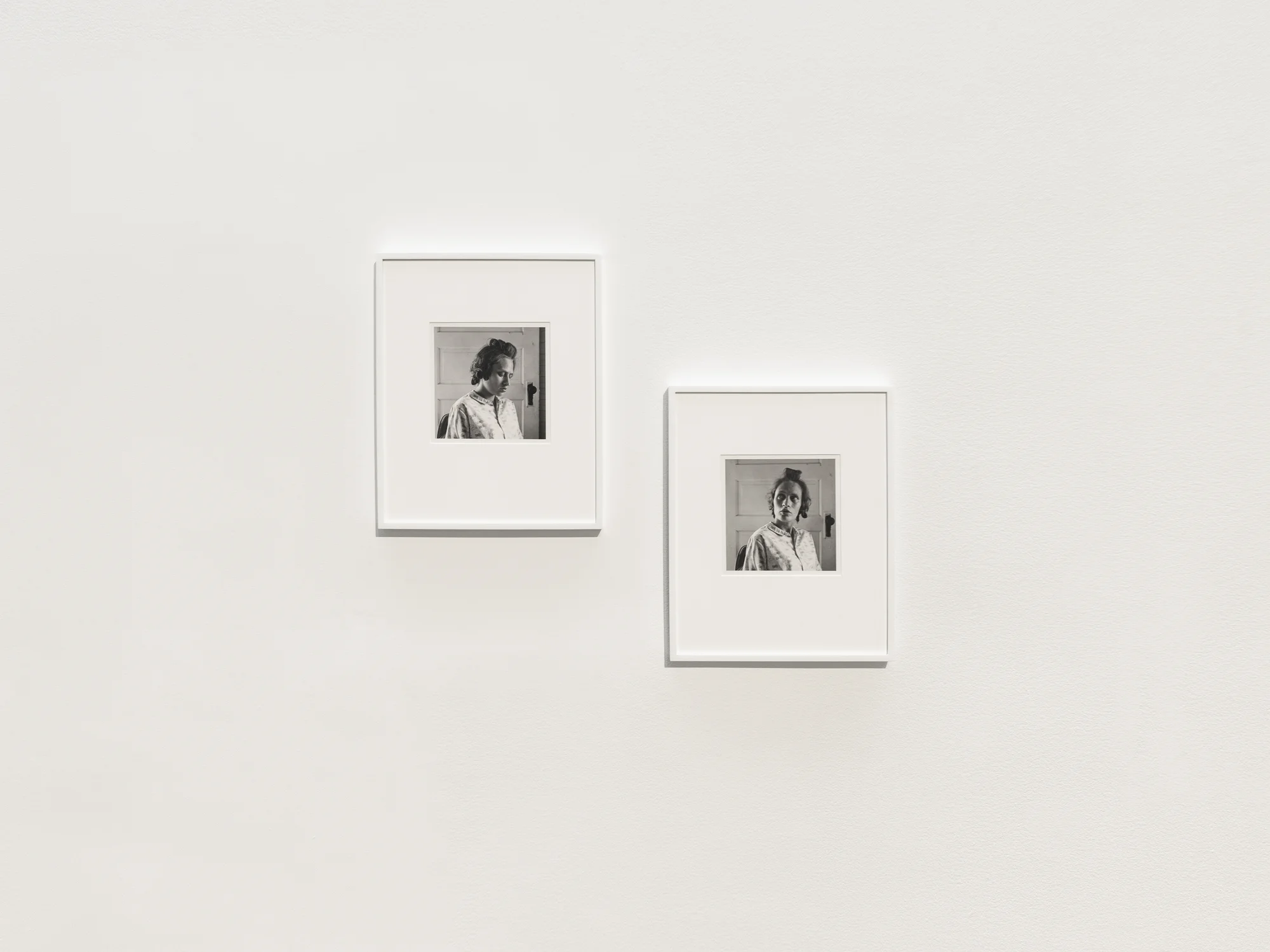 Installation view of Baldwin Street: Photographs 1966–1994 by Emmet Gowin