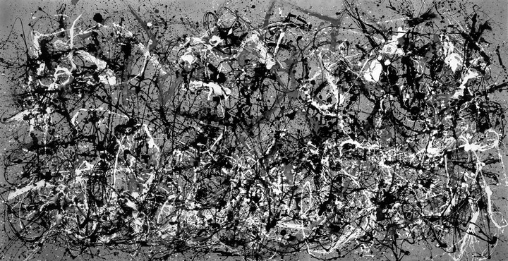 Robert Longo — Untitled (After Pollock, Autumn Rhythm: Number 30, 1951)