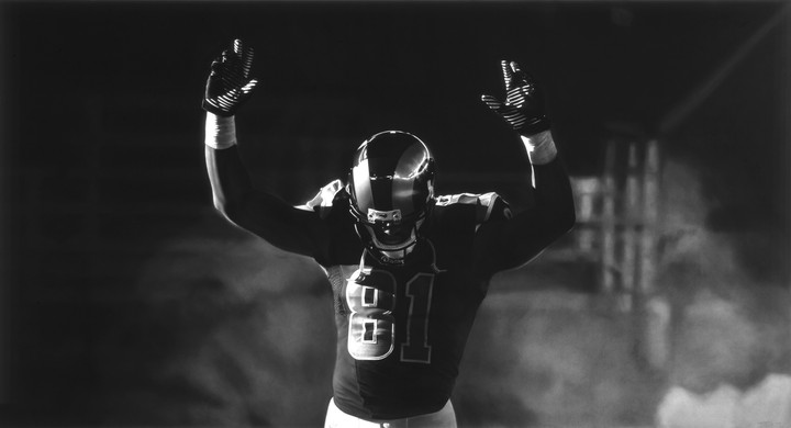 Robert Longo — Untitled (St. Louis Rams / Hands Up)