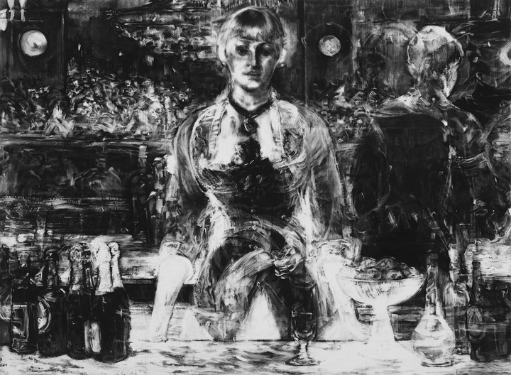 Robert Longo — Untitled (X-Ray of A Bar at the Folies-Bergere, 1882, After Manet)