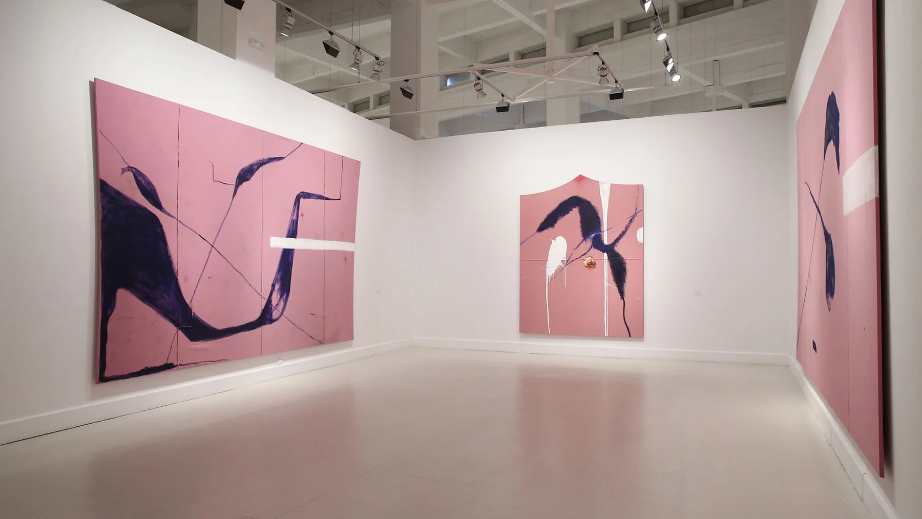 Installation view of Schnabel and Spain: Anything Can Be a Model for a Painting