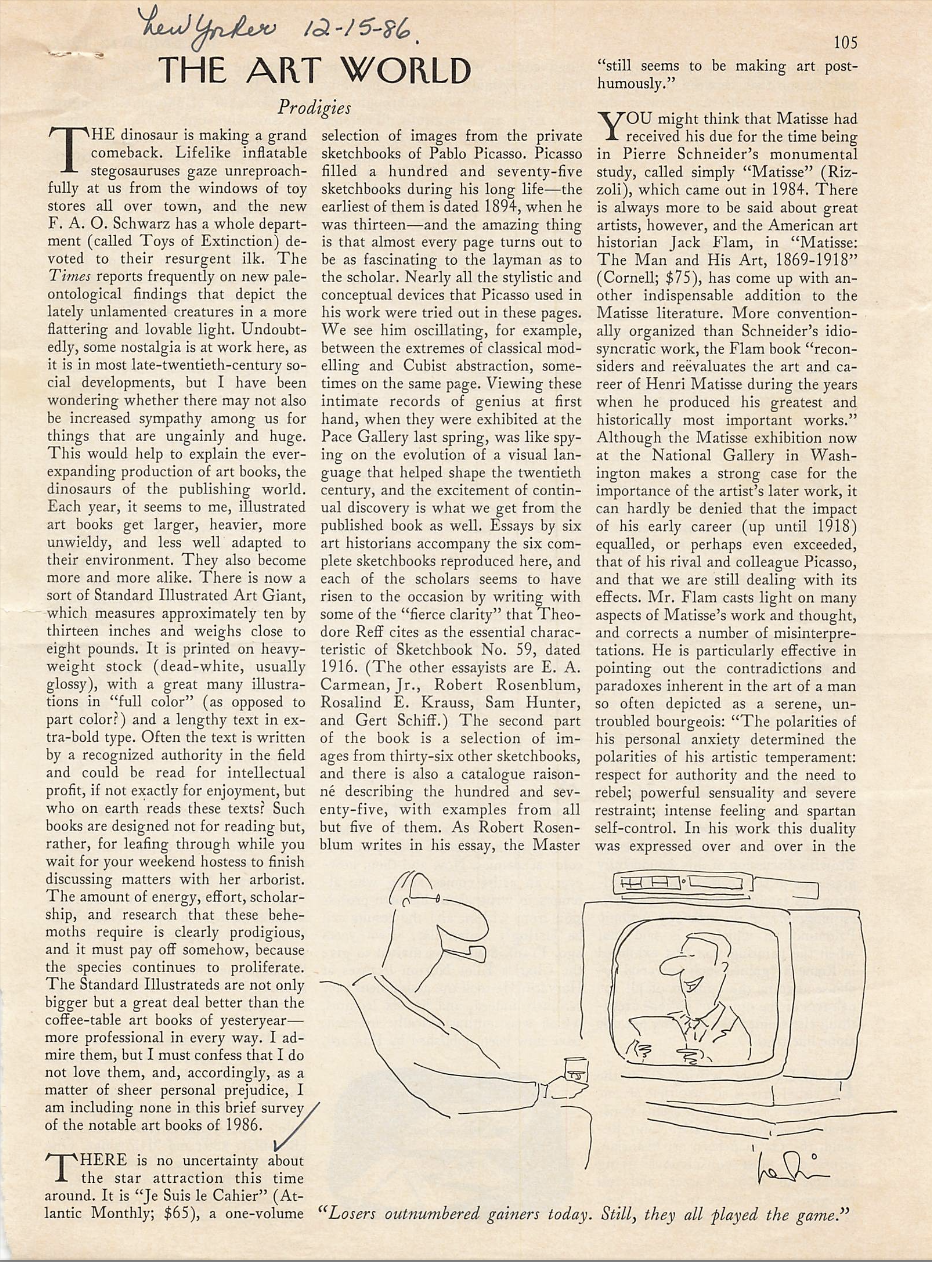 The New Yorker Picasso Review