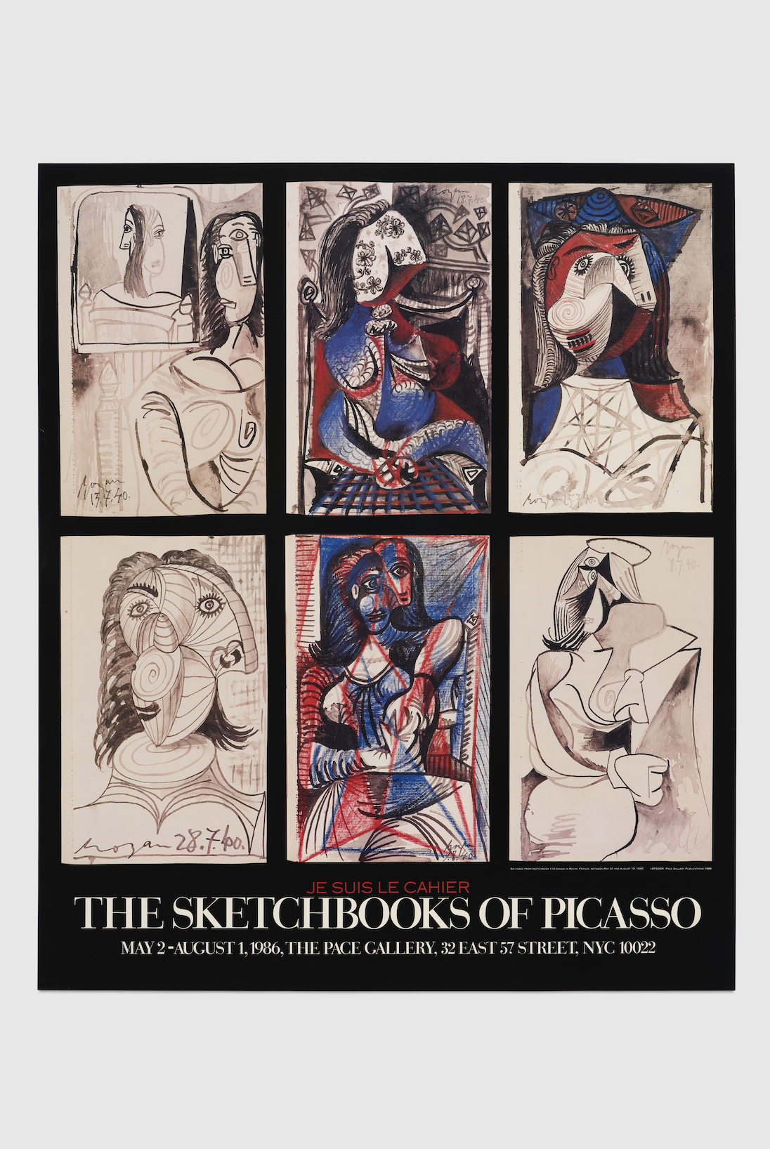 Je suis le cahier Exhibition Poster