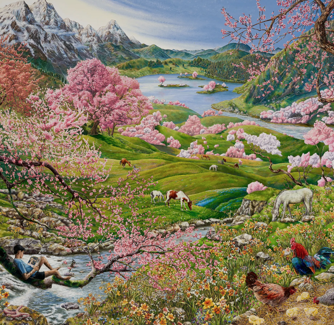 Spring from The Four Seasons by Raqib Shaw