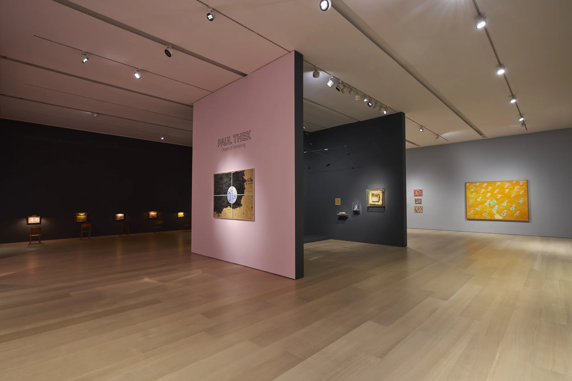 Installation view of Dream of Vanishing by Paul Thek