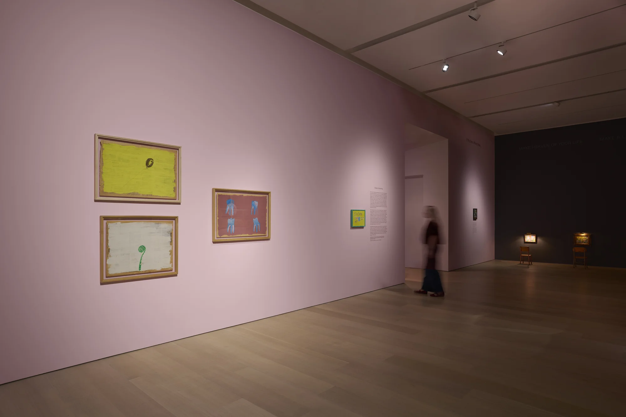 Installation view of Dream of Vanishing by Paul Thek