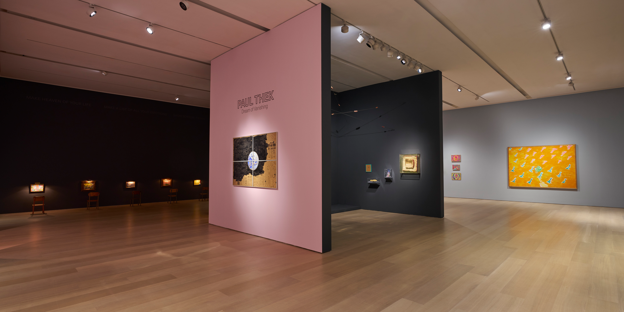 Installation view of Dream of Vanishing by Paul Thek