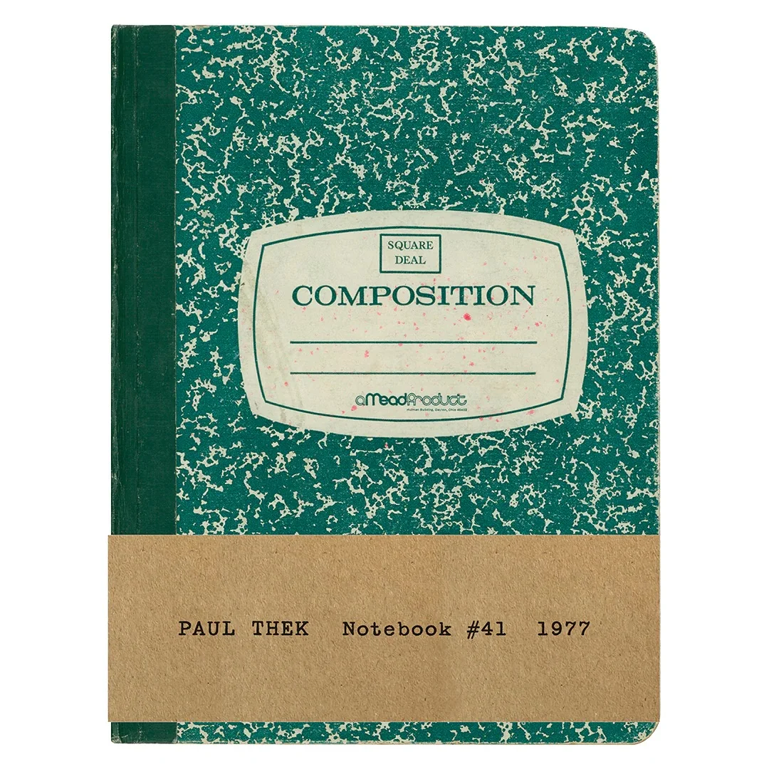Cover of Notebook #41, 1977 by Paul Thek