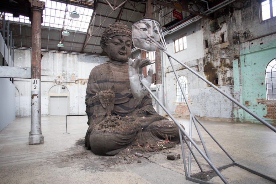 Zhang-Huan-Sydney-Buddha-2015-aluminum-5m-height-Carriageworks-Sydney-Australia-10-880x587.jpg