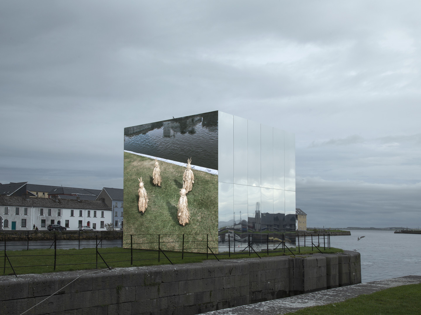 John Gerrard Mirror Pavilion Opens in Galway City Pace Gallery