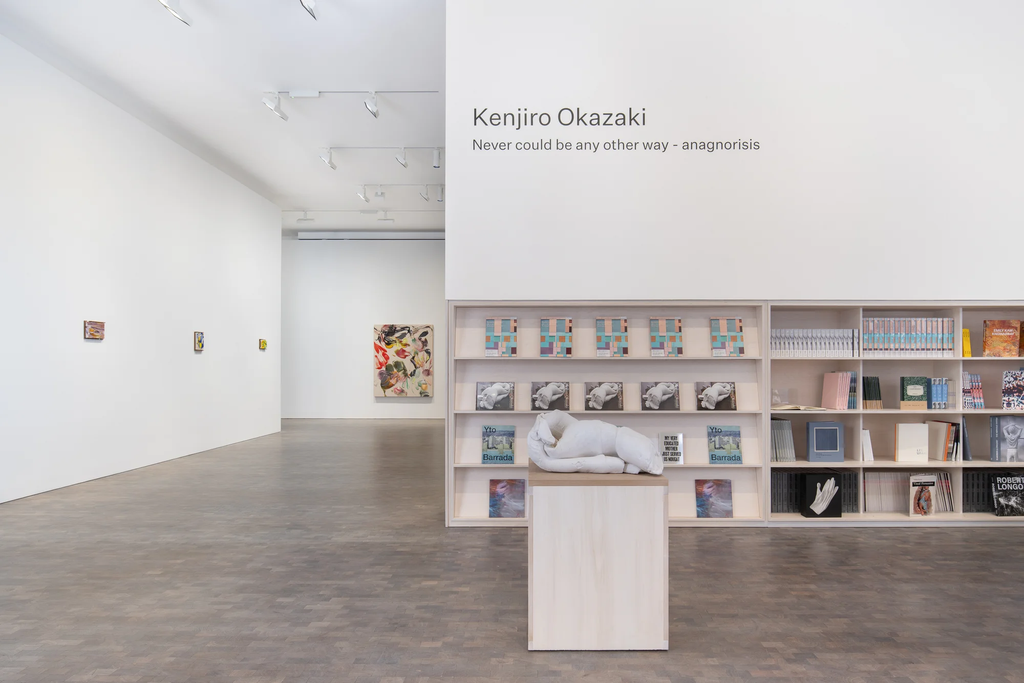 Installation view of Never could be any other way — anagnorisis by Kenjiro Okazaki
