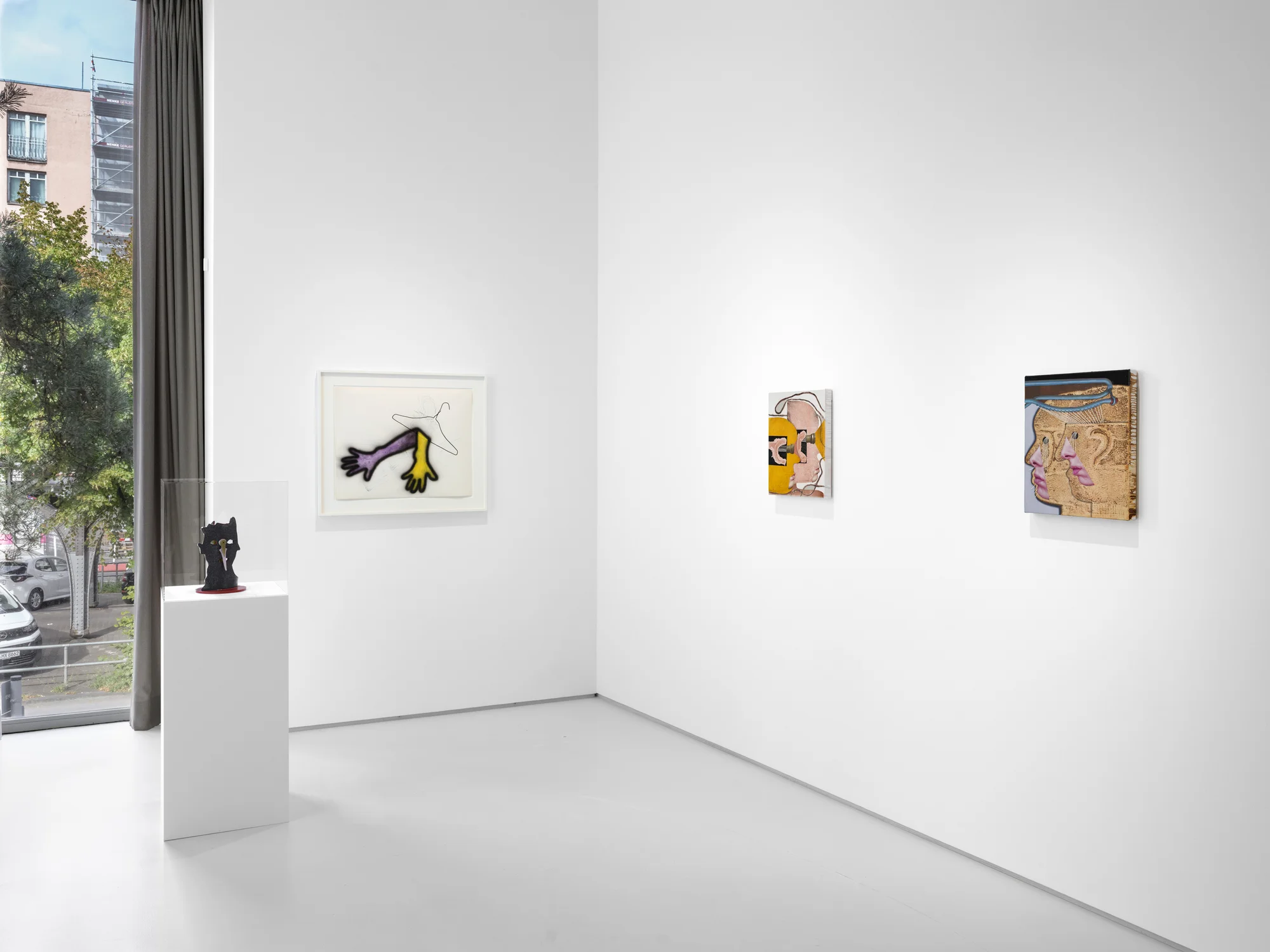 Installation view of Exquisite Corpse