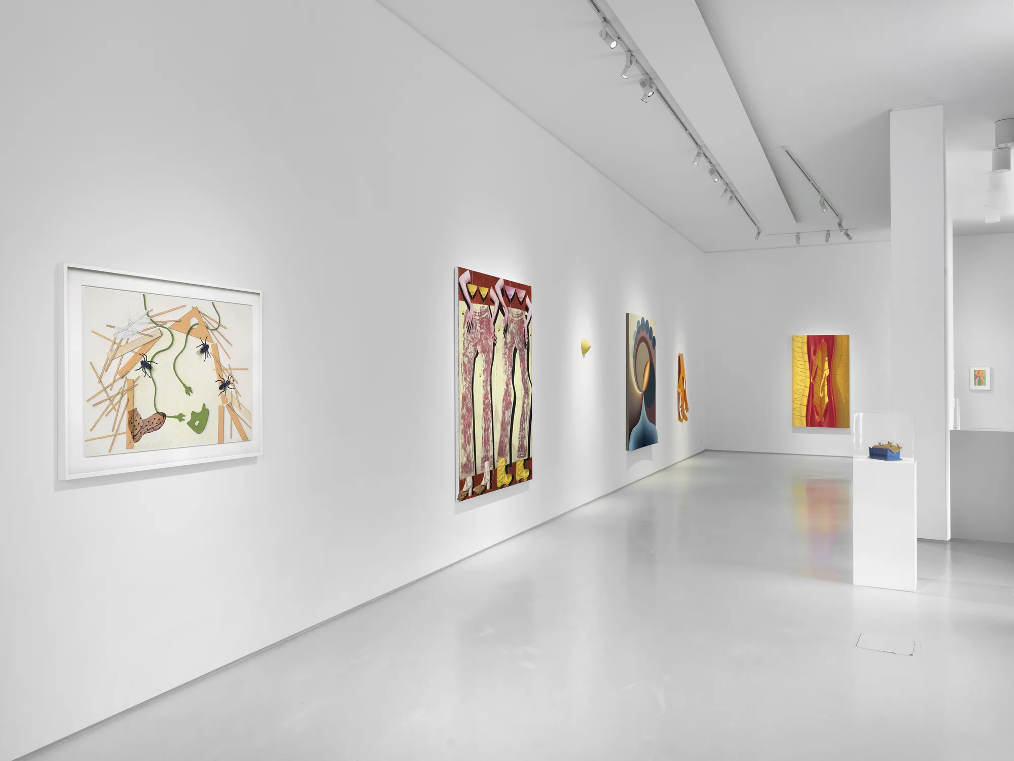 Installation view of Exquisite Corpse
