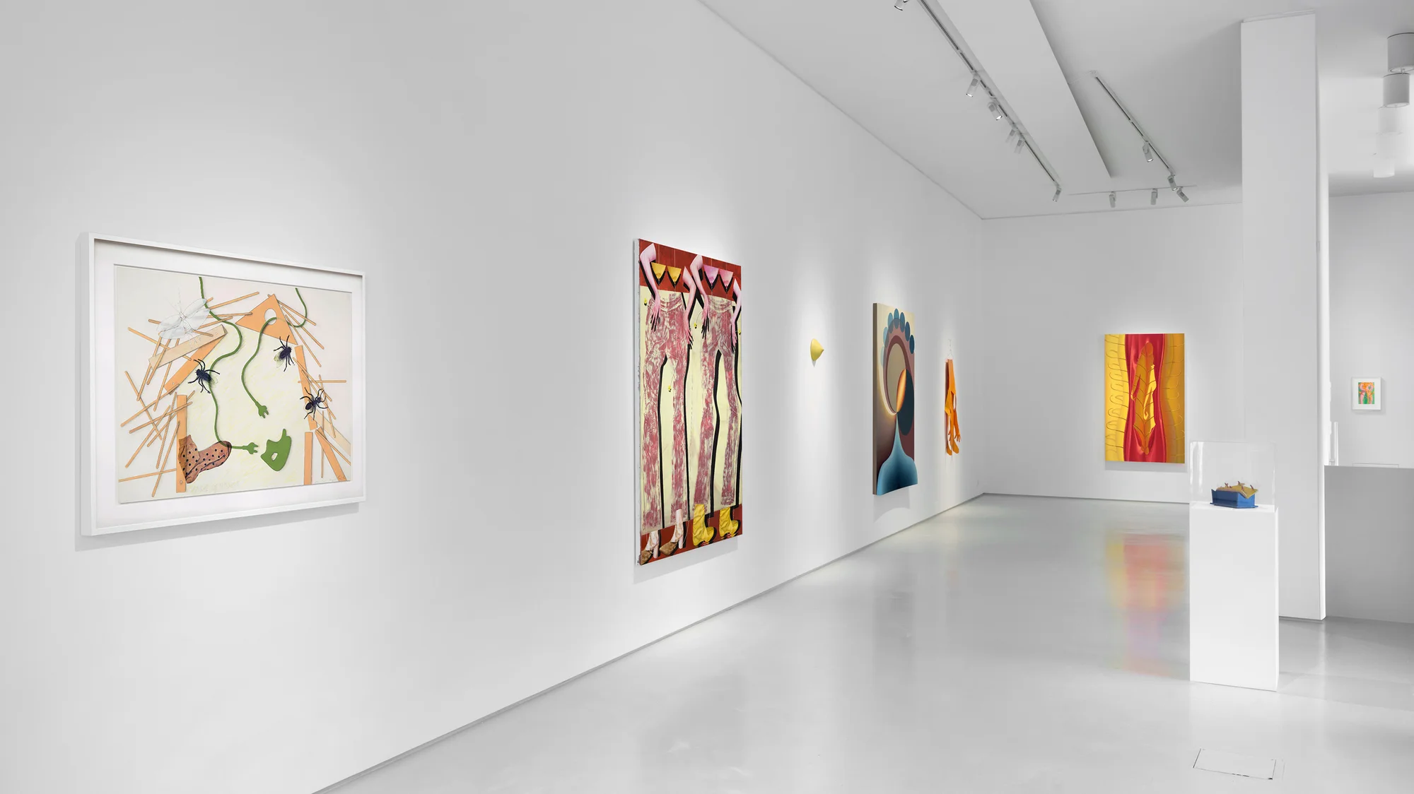 Installation view of Exquisite Corpse
