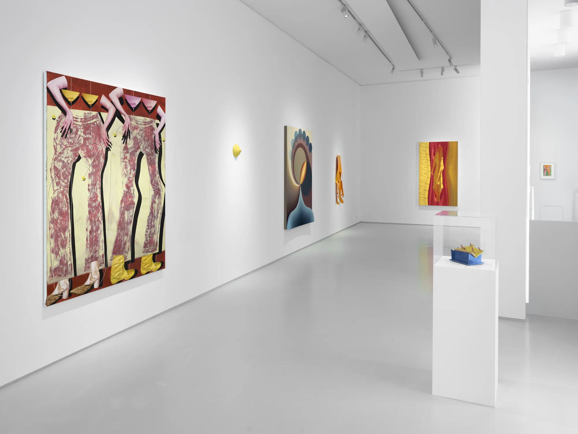 Installation view of Exquisite Corpse