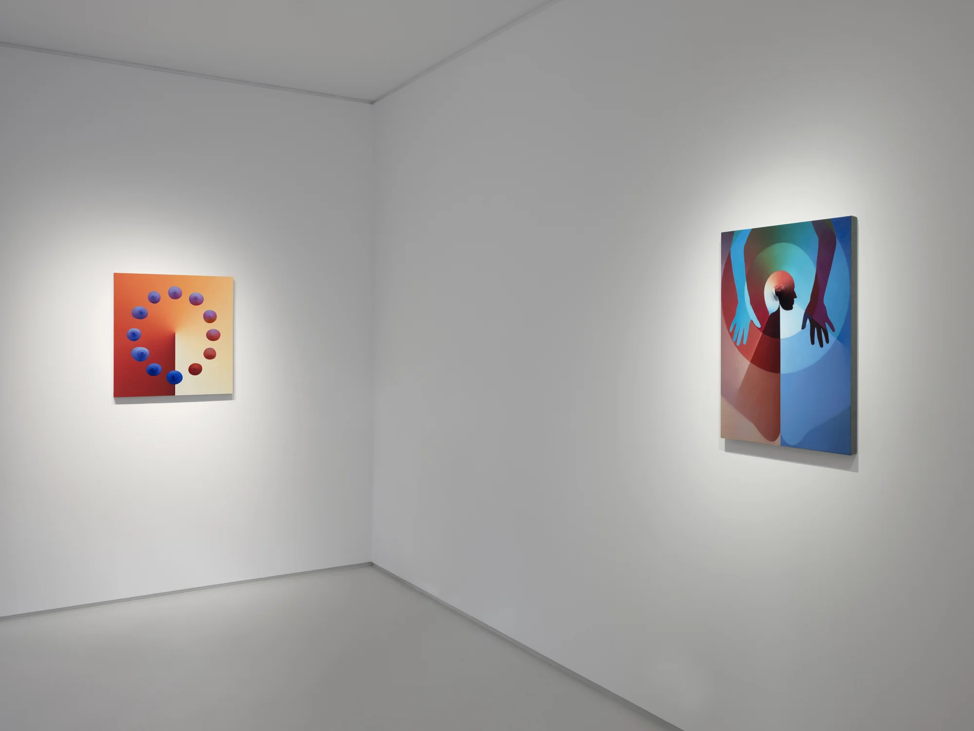 Installation view of Exquisite Corpse