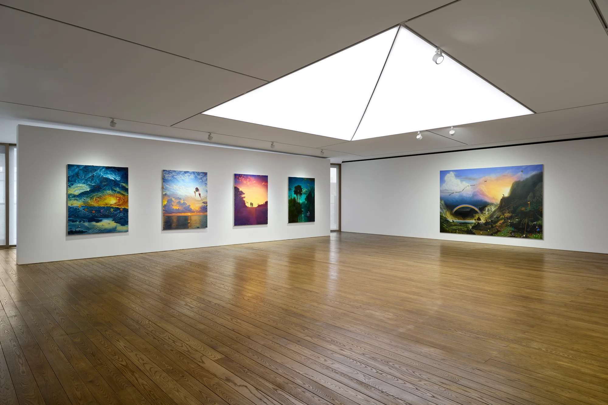 Installation view of The Nearest Faraway Place by Friedrich Kunath