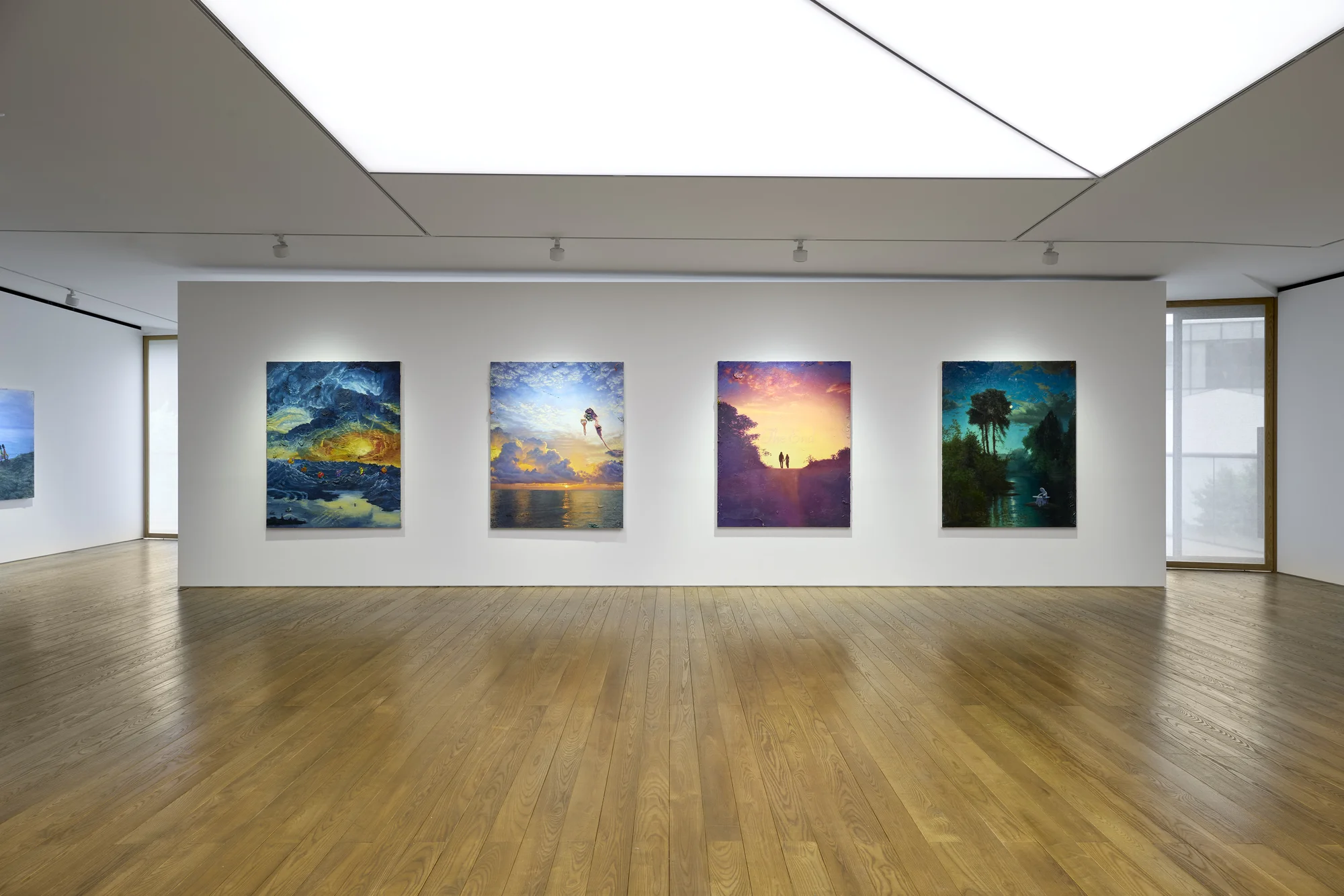 Installation view of The Nearest Faraway Place by Friedrich Kunath