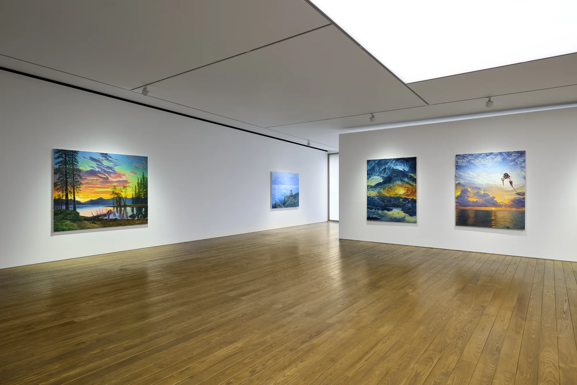 Installation view of The Nearest Faraway Place by Friedrich Kunath