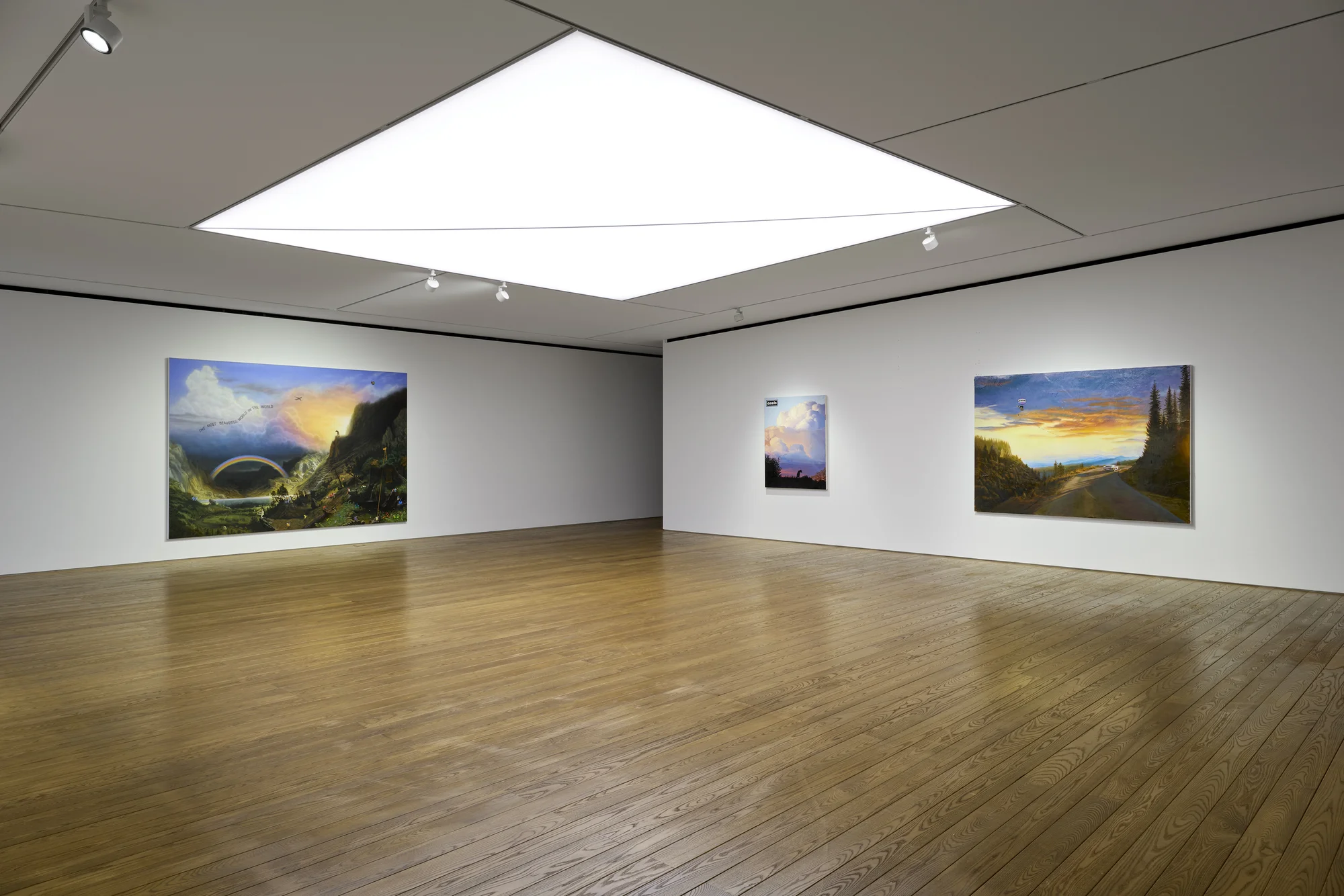 Installation view of The Nearest Faraway Place by Friedrich Kunath