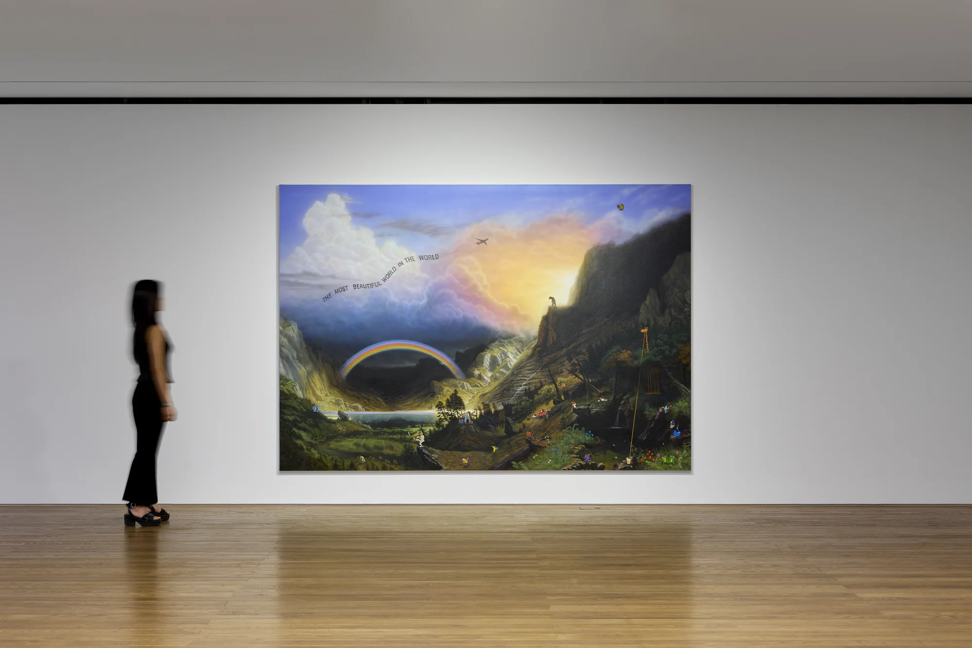 Installation view of The Nearest Faraway Place by Friedrich Kunath