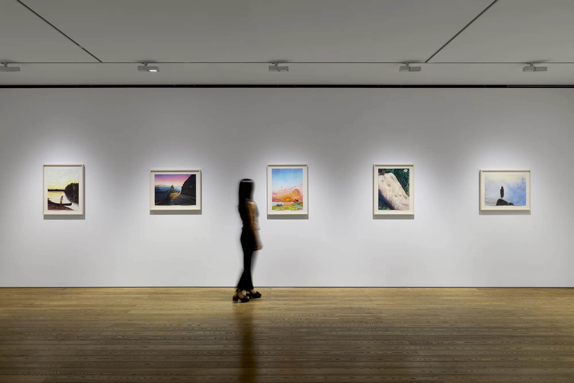 Installation view of The Nearest Faraway Place by Friedrich Kunath