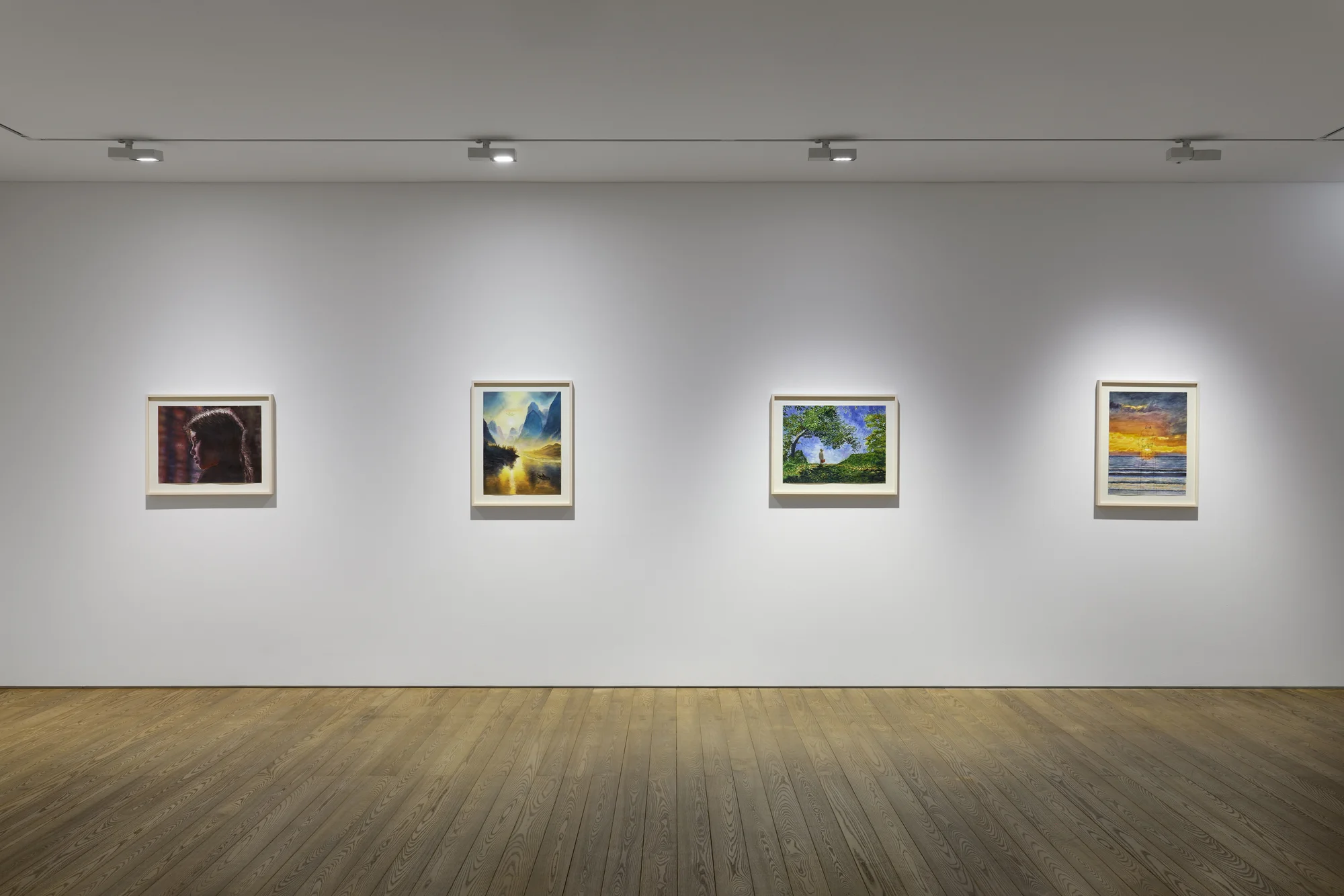 Installation view of The Nearest Faraway Place by Friedrich Kunath
