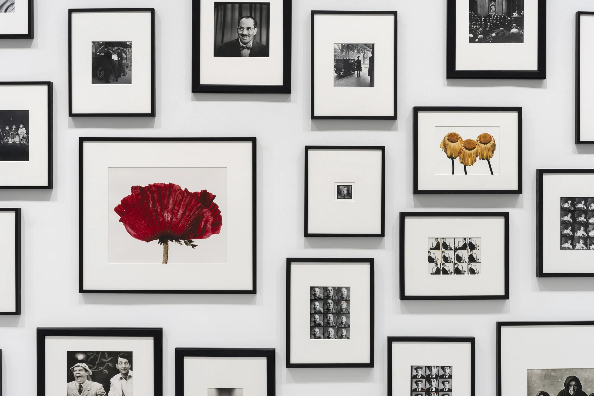 Installation view of Le monde selon Penn at the Bourse de Commerce