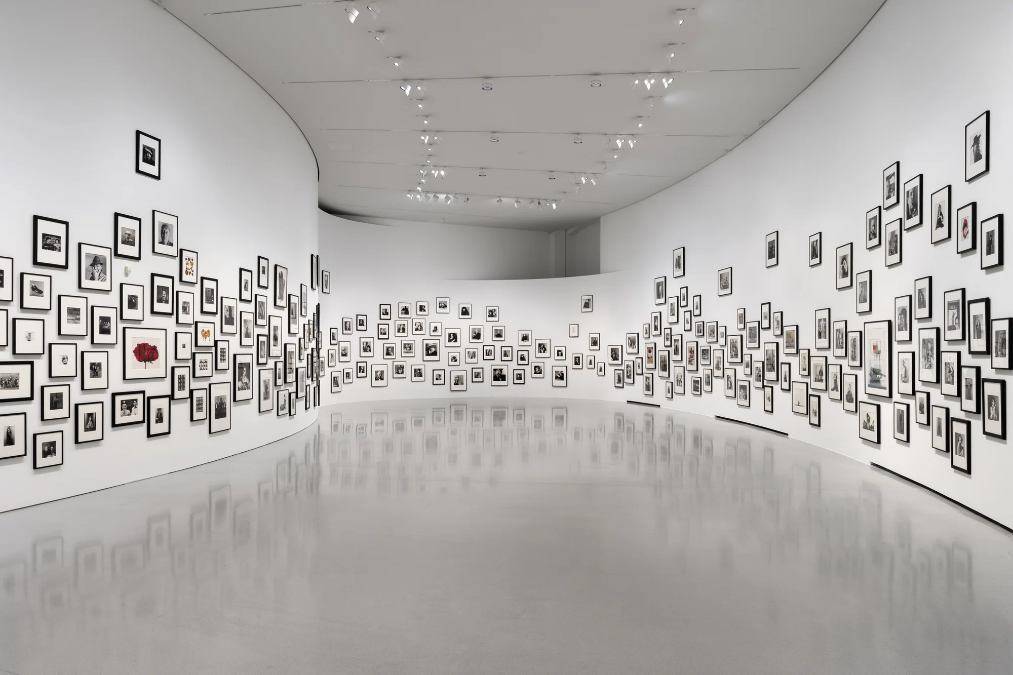 Installation view of Le monde selon Penn at the Bourse de Commerce