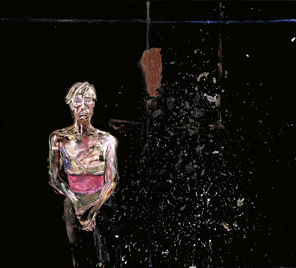 Portrait of Andy Warhol by Julian Schnabel