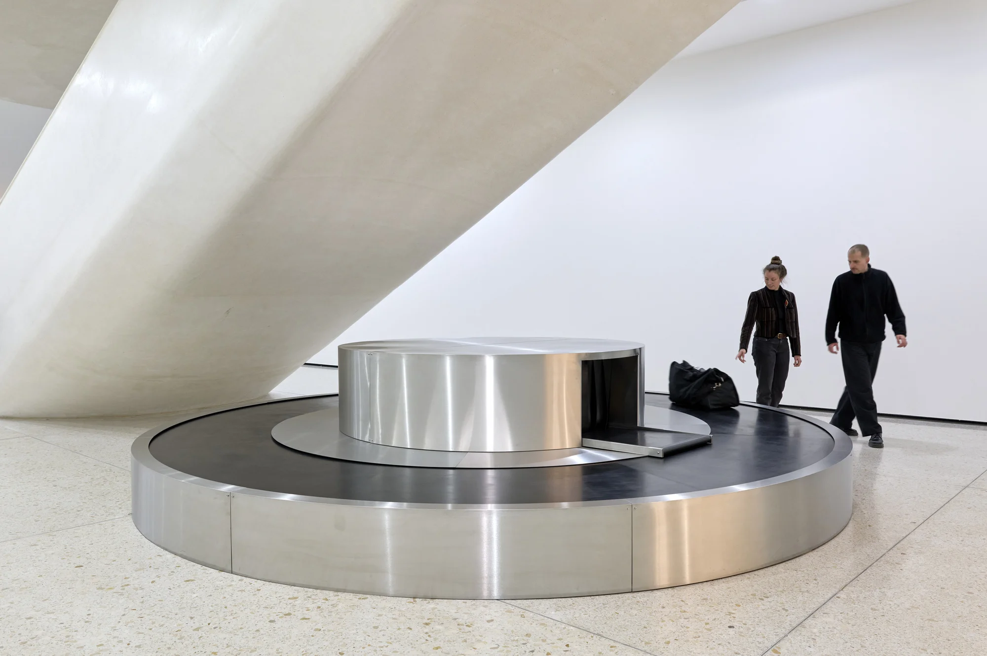 Installation view of Stilleben Mid Gemüse by Elmgreen & Dragset